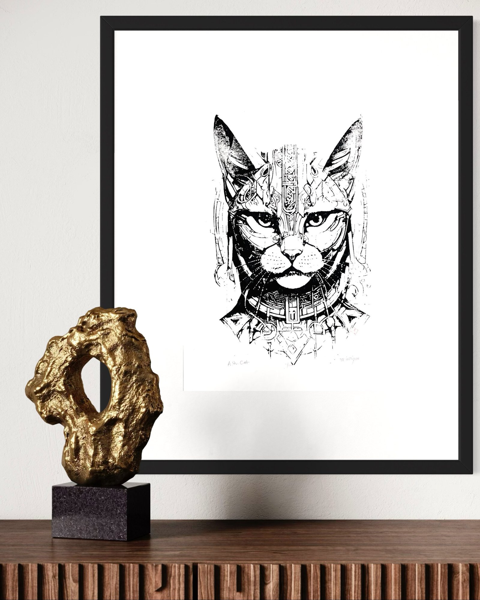 Ancient Warrior Cat - A.W. Cat - SECOND VARIATION - Image 2